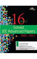 Wileys 16 Years Solved JEE Advanced Papers, 2002 - 2017