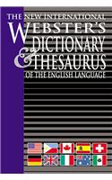 The New International Webster's Dictionary Thesaurus of the English Language