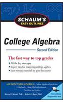 Schaum's Easy Outline of College Algebra, Second Edition