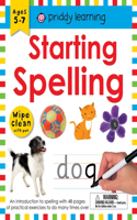 Wipe Clean Workbook: Starting Spelling