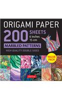 Origami Paper 200 sheets Marbled Patterns 6