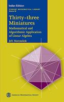 Thirty-three Miniatures: Mathematical and Algorithmic Applications of Linear Algebra