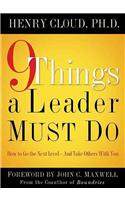 9 Things a Leader Must Do