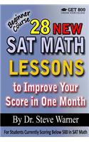 28 New SAT Math Lessons to Improve Your Score in One Month - Beginner Course