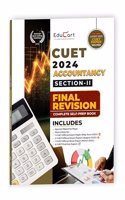 Educart Accountancy Section-2 NTA CUET UG Entrance Exam Book 2024 Final Revision (100% based on 2023 official CUET Online Paper)