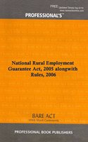 National Rural Employment Guarantee Act, 2005 alongwith Rules, 2006 [Paperback] Professional