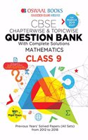 Oswaal CBSE Question Bank Class 9 Mathematics Chapterwise and Topicwise (For March 2019 Exam) Old Edition (Old Edition)