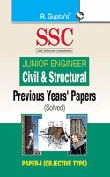 SSC: Civil & Structural (Junior Engineer) Previous Years Paper (Solved): PAPER-I (Objective Type)