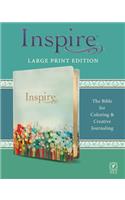 Inspire Bible Large Print NLT (Leatherlike, Multicolor)