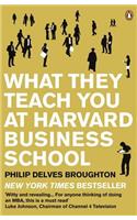 What They Teach You At Harvard Business