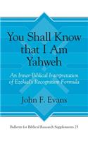 You Shall Know that I Am Yahweh