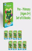 Pre-Primary Books For Ages 5+ (Set Of 8 Books) - STEM Enriched | Senior KG , Kindergarten , Preschool