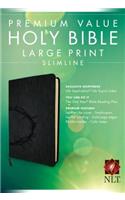 Premium Value Slimline Bible-NLT-Large Print Crown