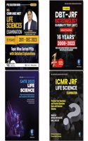 Life Science CSIR NET / DBT-JRF / GATE / ICMR Previous Year Question With Solution Books - Complete Package Of Life Science Exams (Combo of 4)