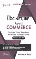 UGC NET/JRF Paper 2 Commerce | Previous Years Questions (48 Papers 2012-2023) | Unit-wise and Topic-wise