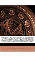 An Examination of the Federal Role in School Finance: Hearings Before the Subcommittee on Education, Arts, and Humanities of the Committee on Labor and Human Resources, United States Senate, One Hundred Third Congress, First Session, on Examining t