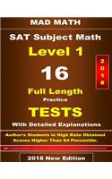 2018 SAT Subject Math Level-I 16 Tests