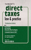 Taxmann's Direct Taxes Law & Practice | Professional Edition | AY 2022-23 & 2023-24 - The most trusted & bestselling commentary on Income-tax for experienced practitioners | Finance Act 2022 Edition