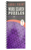 Large Print Word Search Puzzles Purple