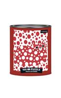 Puz 100 Tin Artsy Cats Yayoi Catsam