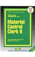 Materiel Control Clerk II