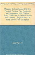 McQuaig College Accounting One Through Thirteen Plus Electronic Workingpapers with Student Study Guide One Through Thirteen Plus General Ledgerstudent CD Ninth Edition Plus Eduspace