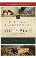 NIV, Cultural Backgrounds Study Bible, Large Print, Hardcover, Red Letter Edition: Bringing to Life the Ancient World of Scripture