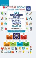 Oswaal ICSE Question Bank Chapterwise & Topicwise Solved Papers, Mathematics, Class 10 (Reduced Syllabus) (For 2021 Exam)