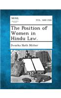 Position of Women in Hindu Law.