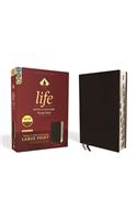 Niv, Life Application Study Bible, Third Edition, Large Print, Bonded Leather, Black, Indexed, Red Letter Edition