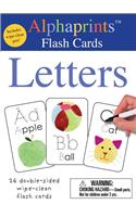 Alphaprints: Wipe Clean Flash Cards Letters