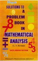 A Problem Books in Mathematical Analysis