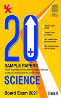 20 Plus CBSE Sample Papers Science Class 10 for 2021 Exam with Reduced Syllabus