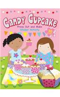 Candy Cupcake Press Out and Make Sticker Activity