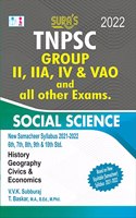 SURA'S TNPSC Social Science For GROUP II, IIA, IV AND VAO and all other Exams Book in English Medium - Latest Updated Edition 2022