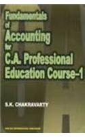 Fundamentals Of Accountancy For C.A.Professional Education Course-1