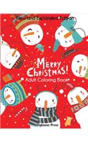 Merry Christmas Adult Coloring Book