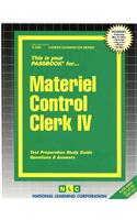 Materiel Control Clerk IV