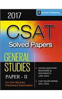 CSAT - Solved Papers for Civil Services Preliminary Examination (General Studies Paper II)