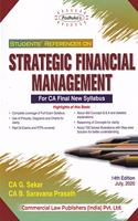 Padhuka's Student's Referencer on Strategic Financial Management for CA Final - 14/e, july 2020