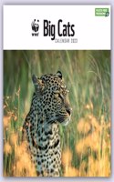 WWF, Big Cats Square Wall Calendar 2023