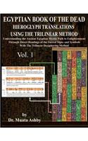 Egyptian Book of the Dead Hieroglyph Translations Using the Trilinear Method