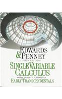 Single Variable Calculus with Analytic Geometry Early Transcendentals