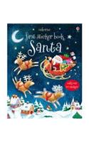 First Sticker Book Santa