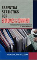 Essential Statistics For Economics and Commerce