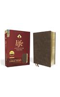 Niv, Life Application Study Bible, Third Edition, Large Print, Bonded Leather, Brown, Red Letter Edition