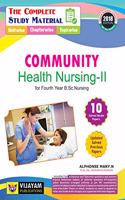 The Complete Study Material of COMMUNITY HEALTH NURSING - II For Fourth Year B.Sc Nursing