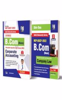 Shivdas BCom Hons Semester 2 Corporate Accounting Company Law (Pack of 2) Solved 10 years PYQs based on NEP UGCF 2022