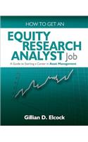 How to Get an Equity Research Analyst Job