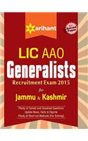 LIC AAO Generalists Recruitment Exam 2015 for Jammu & Kashmir